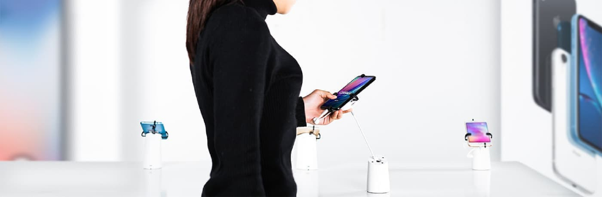 Retail Laptop Security Devices Alarm Mount & Brackets Retail